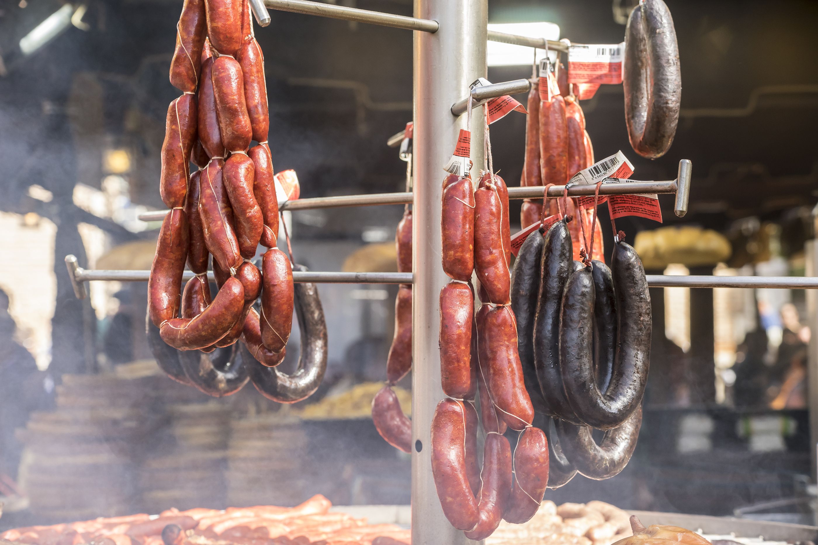 Chorizo y morcilla