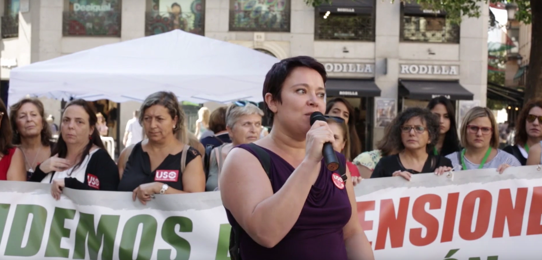 La MERP convoca, el 6 de marzo, a las mujeres para defender las pensiones en la Plaza de Callao.