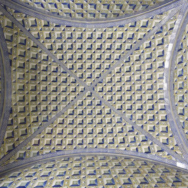 Boveda arista de la habitacion peinador del Palacio de Velada Ceramica Talavera Boveda arista de la habitacion peinador del Palacio de Velada Ceramica Talavera