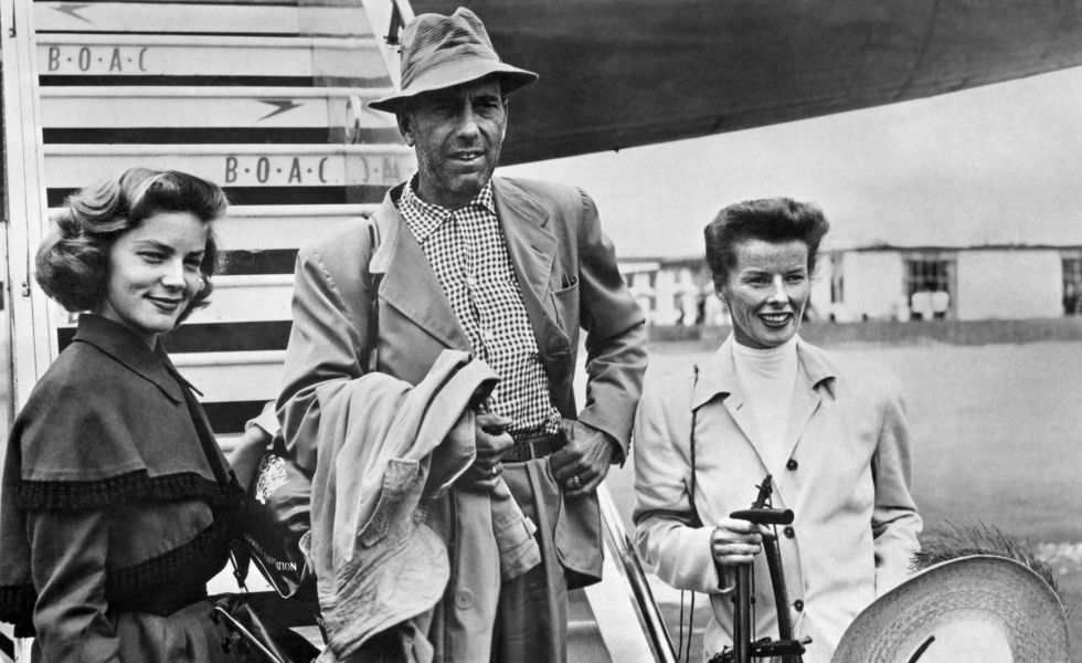 Bogart, Bacall y Herpburn