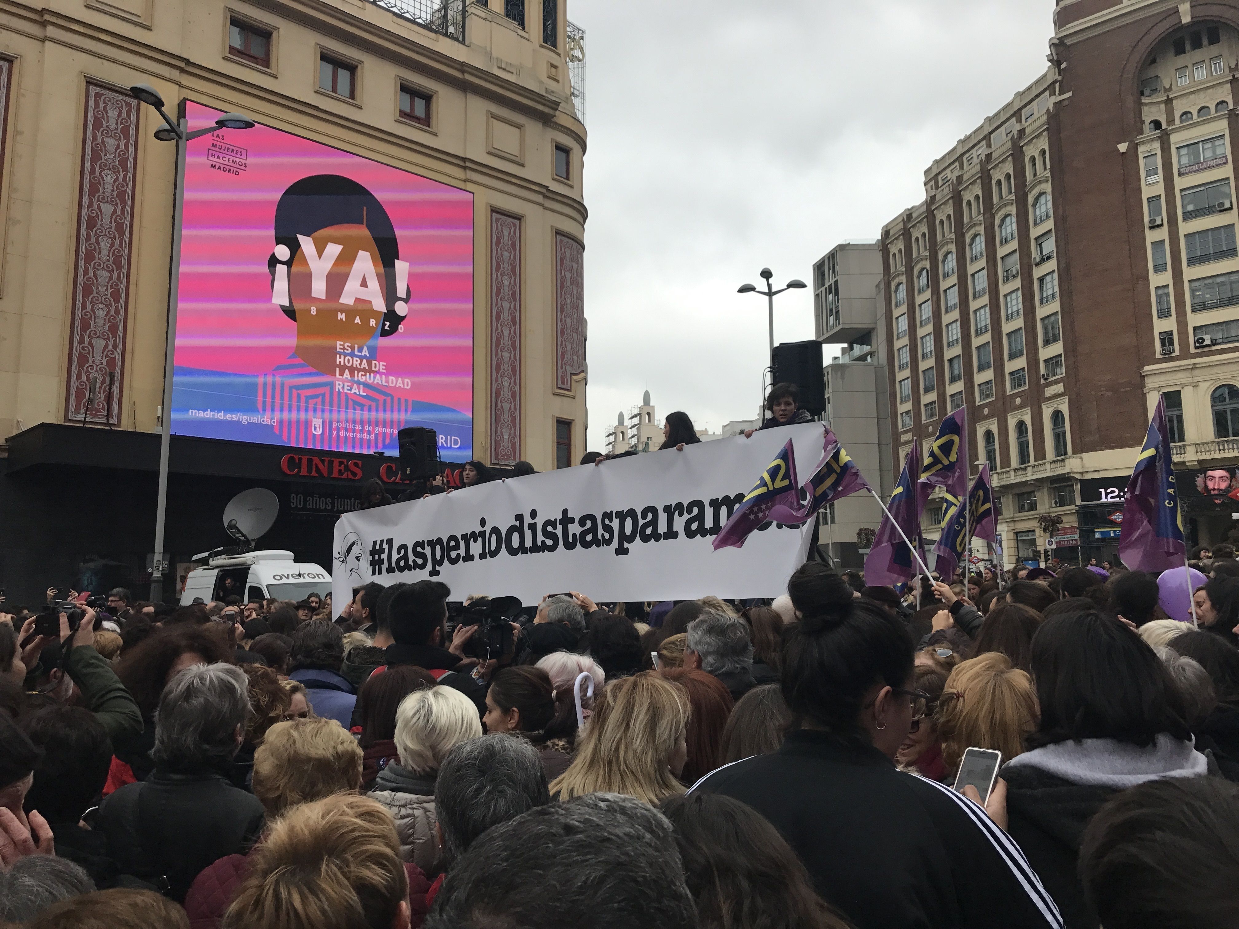 #LasComunicadorasParamos: Un grupo de periodistas llaman a la huelga feminista del 8M