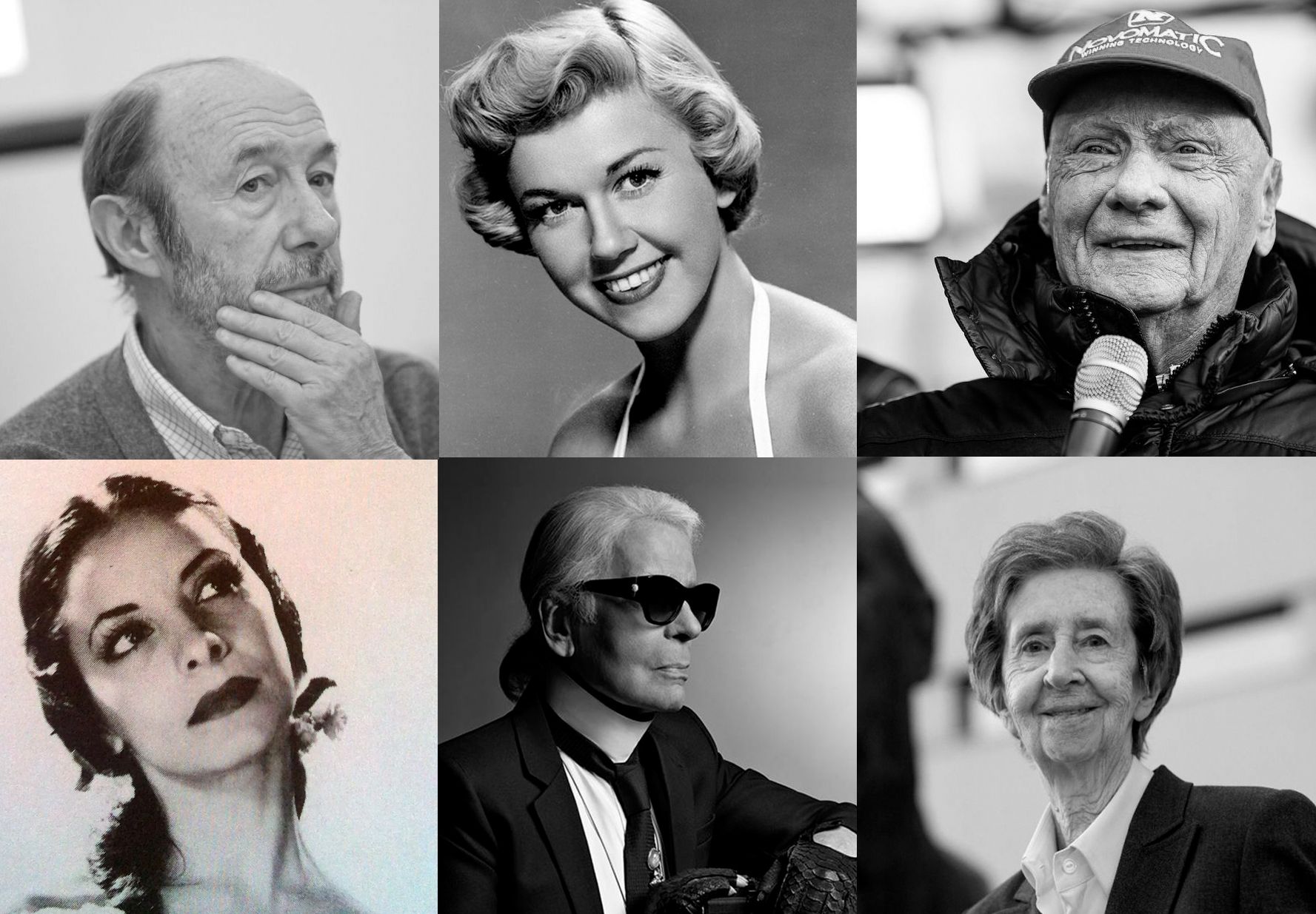 Margarita Salas, Rubalcaba, Doris Day, Lagerfeld, Niki Lauda... talento eterno