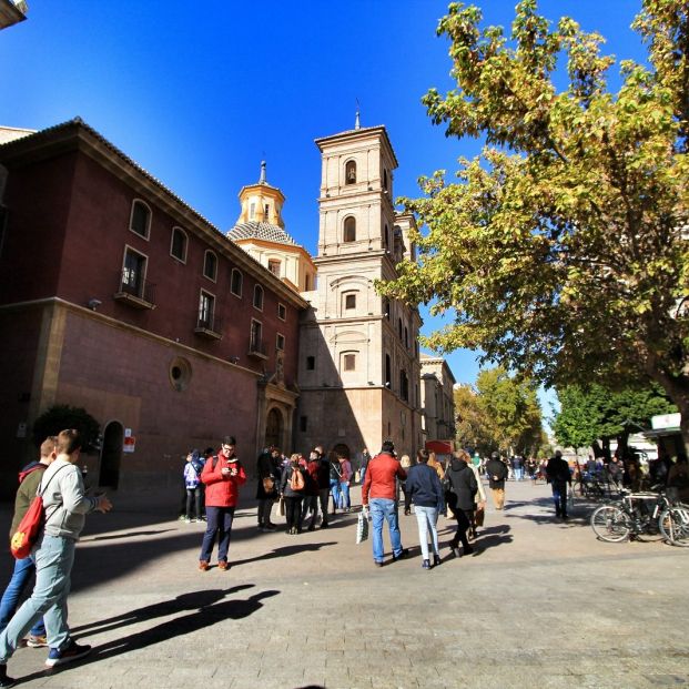 Plaza de Santo Domingo en Murcia