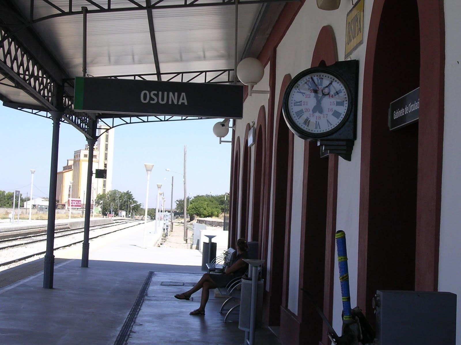 Estación de tren de Osuna, afectada por la supresión de venta física de billetes en taquilla