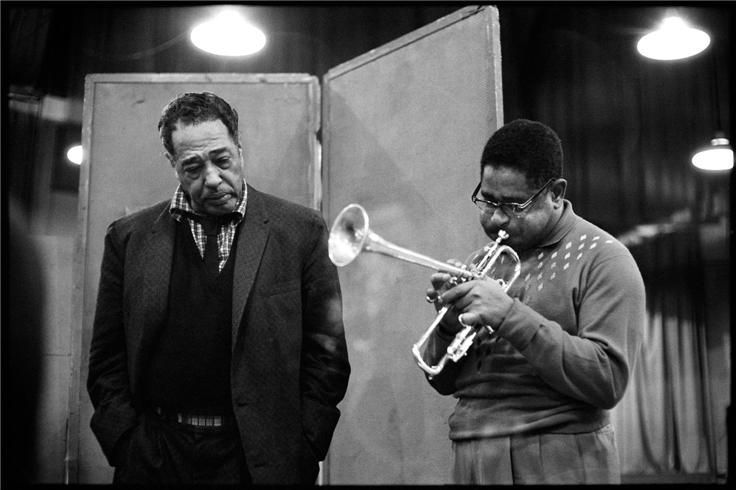 Duke Ellington y Dizzy Gillespie