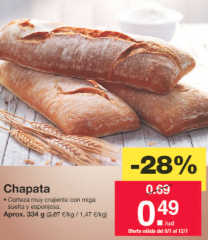 Chapata Lidl