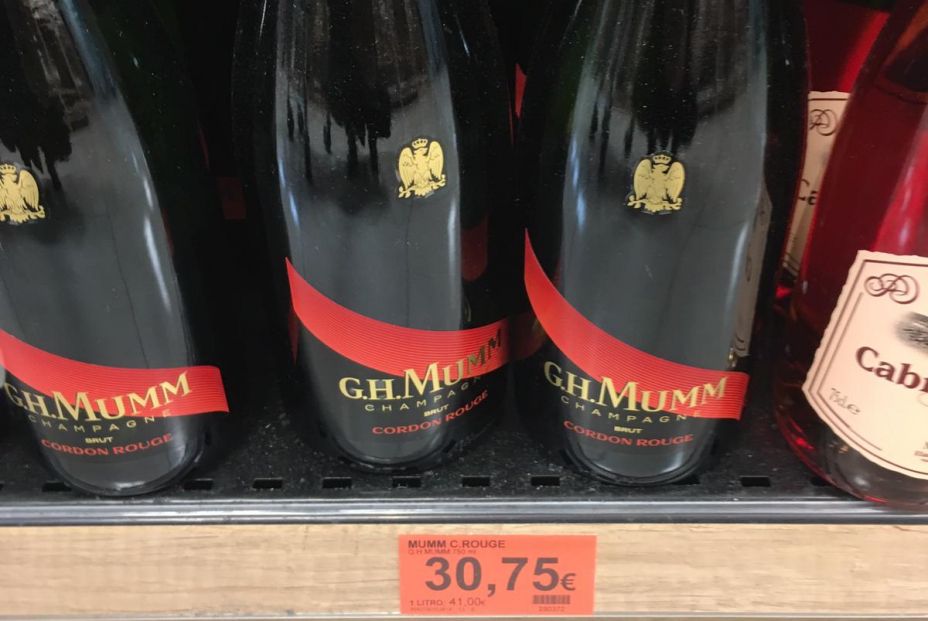 2 champán 30 euros