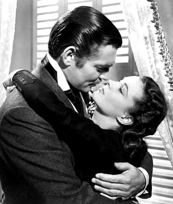 Clarl Gable y Vivien Ligh