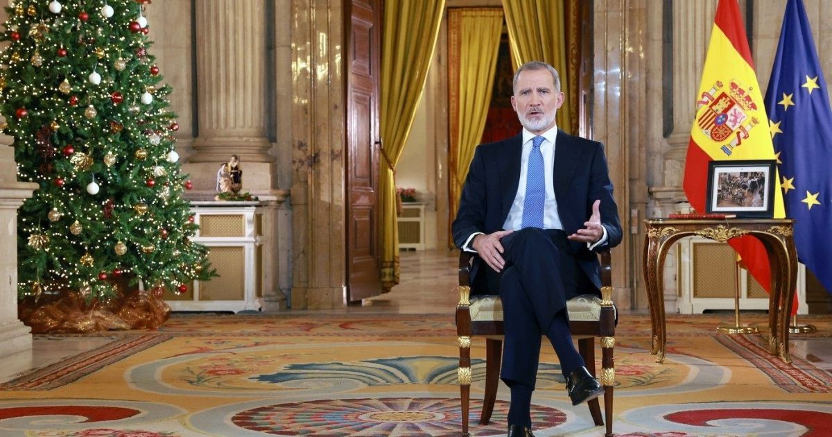 Audiencia del discurso de Navidad 2024 del Rey Felipe VI