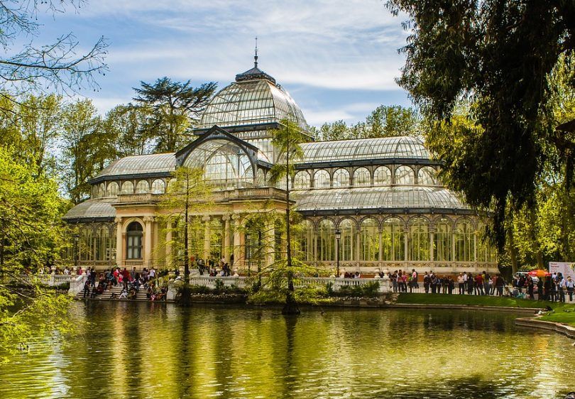 El Retiro. Palacio de cristal