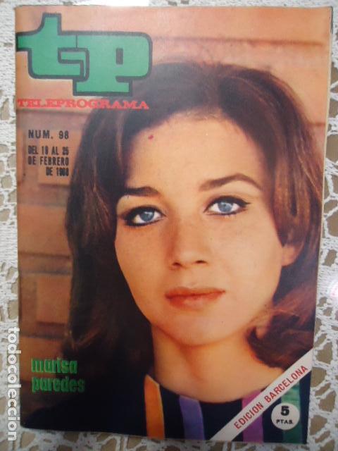 Marisa Paredes en la portada de TP