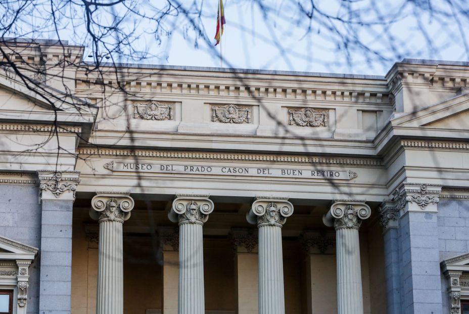 Fachada del edificio Casón del Buen Retiro del Museo del Prado en Madrid a 14 de enero de 2020 Fachada del edificio Casón del Buen Retiro del Museo del Prado en Madrid a 14 de enero de 2020