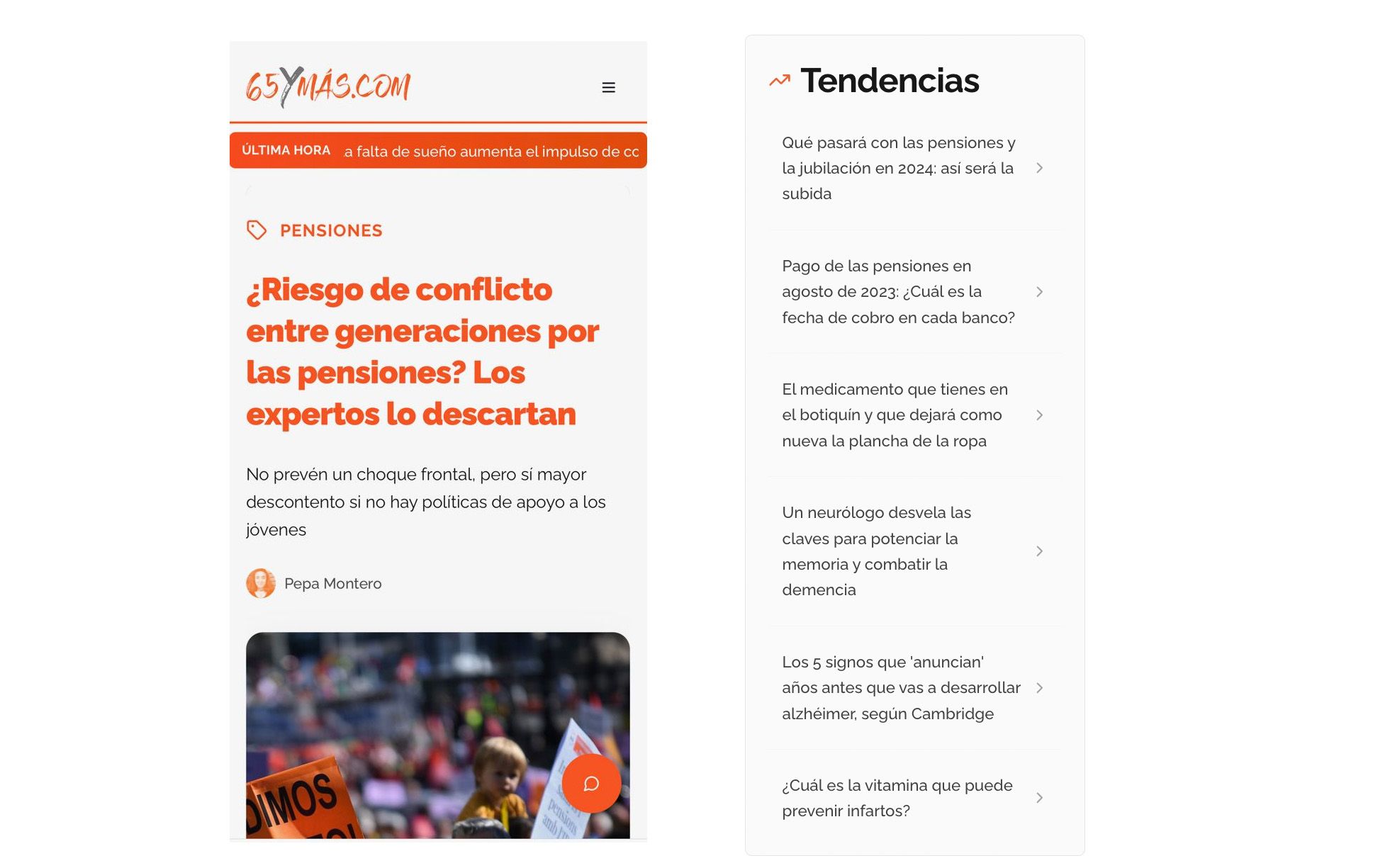 Ultima y tendencias