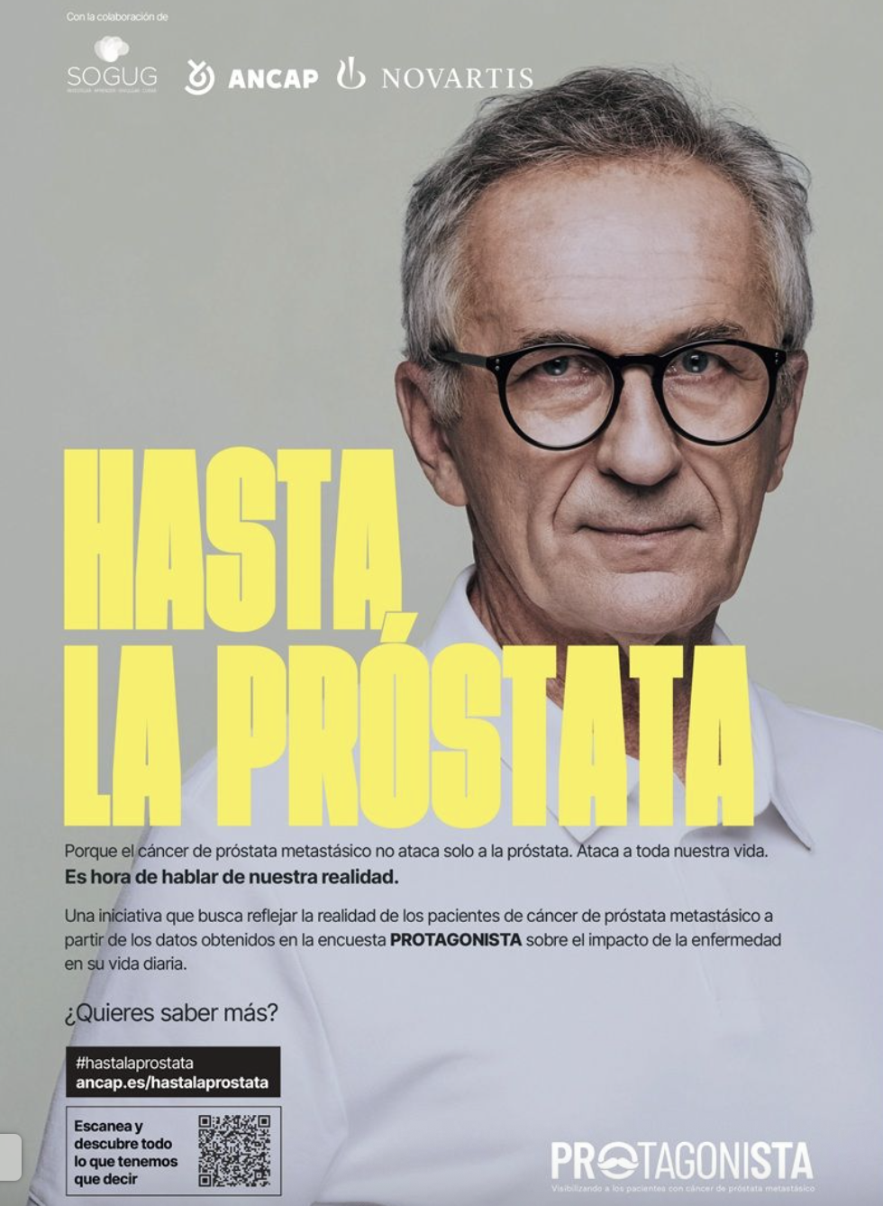 ANCAP, SOGUG y Novartis presentan la campaña ‘Hasta la Próstata’