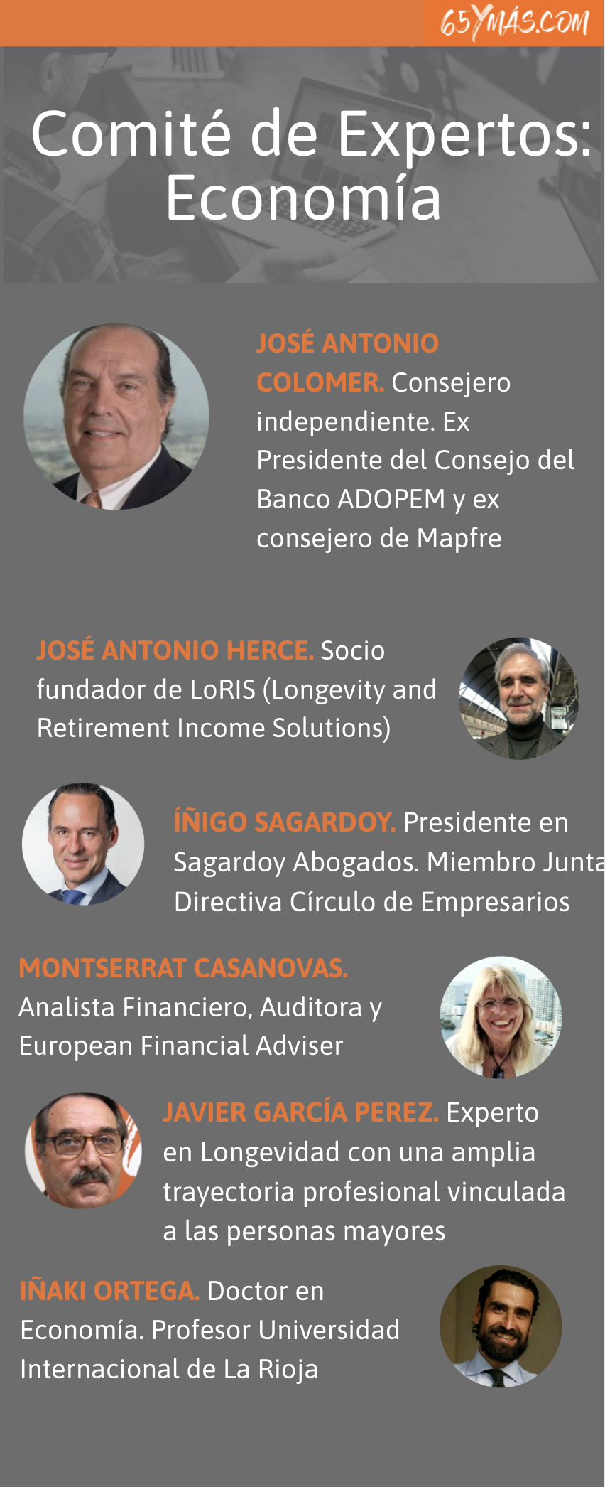 Comité de Expertos: Economía - 65ymás