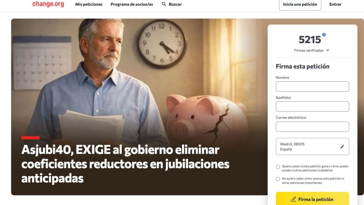 peticion change.org
