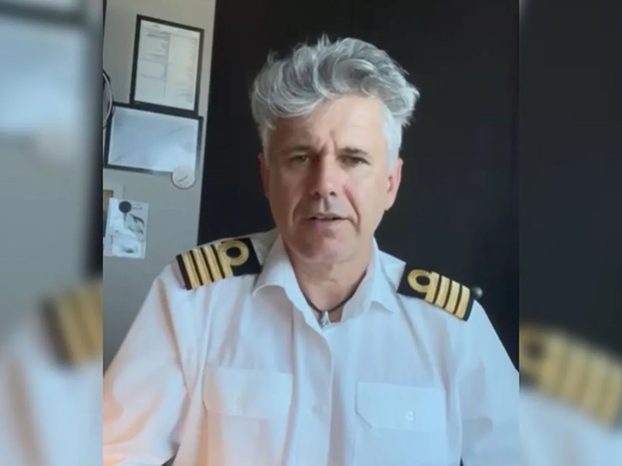 VÍDEO: El emotivo mensaje del capitán del crucero del hantavirus a sus pasajeros