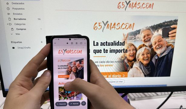 65YMÁS rediseña su boletín diario: una newsletter más moderna y con más noticias