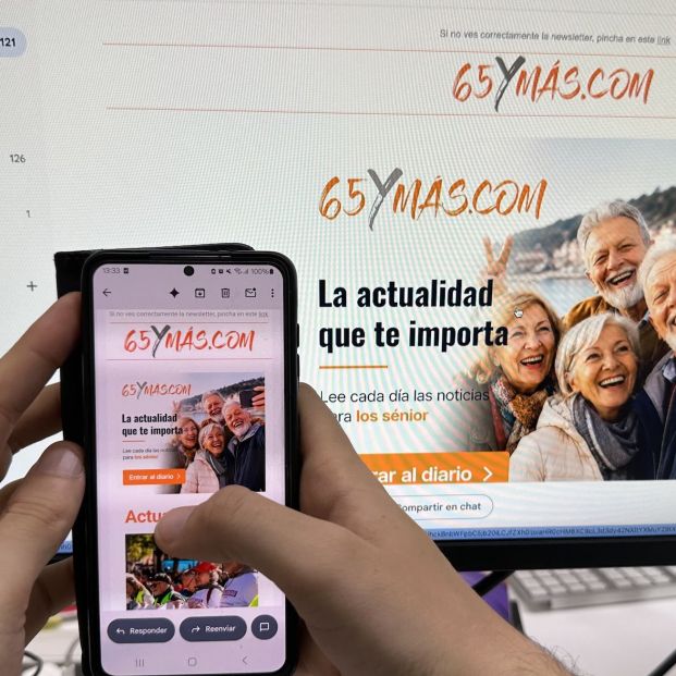 65YMÁS rediseña su boletín diario: una newsletter más moderna y con más noticias
