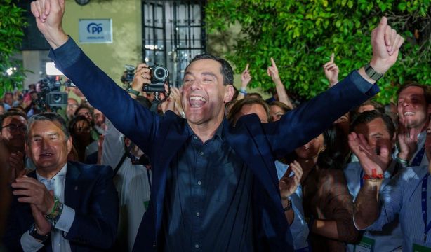 EuropaPress 7531341 candidato pp a reeleccion presidente junta juanma moreno celebrado