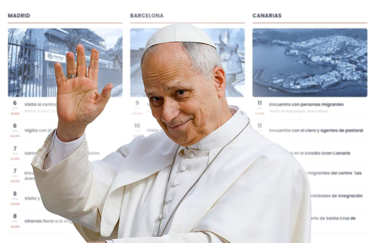 Agenda completa de la visita del Papa a España: actos y horarios en Madrid, Barcelona y Canarias