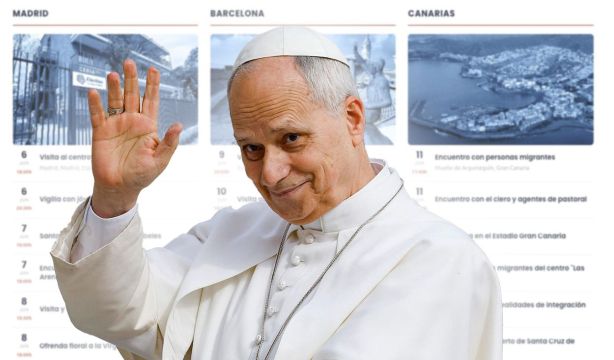 Agenda completa de la visita del Papa a España: actos y horarios en Madrid, Barcelona y Canarias