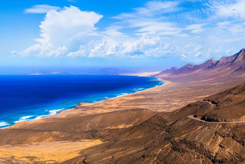 Playa de Cofete, en Fuerteventura