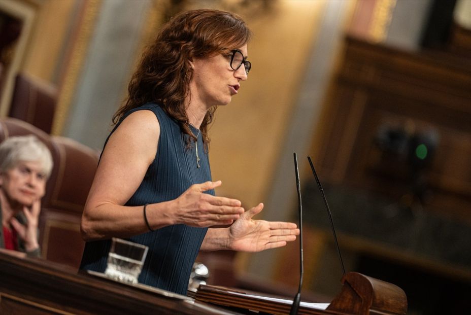La ministra de Sanidad, Mónica García, durante una sesión plenaria, en el Congreso de los Diputados La ministra de Sanidad, Mónica García, durante una sesión plenaria, en el Congreso de los Diputados