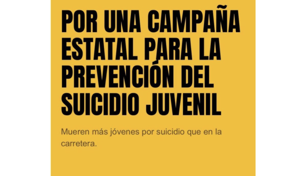 La iniciativa impulsada por una madre para exigir al Gobierno la primera campaña contra el suicidio