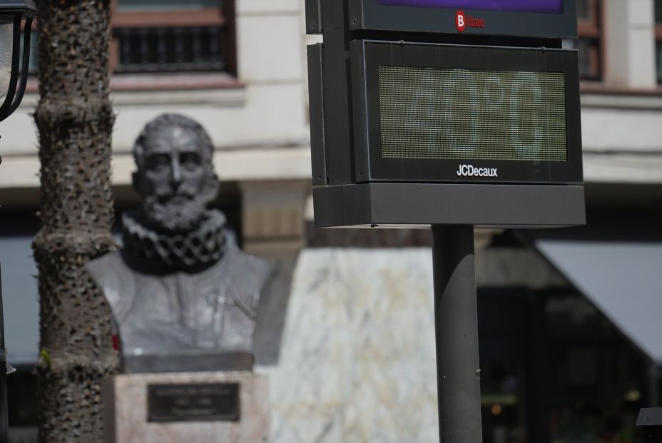 EuropaPress 7556685 termometro calle marca temperatura 28 mayo 2026 bilbao vizcaya pais vasco