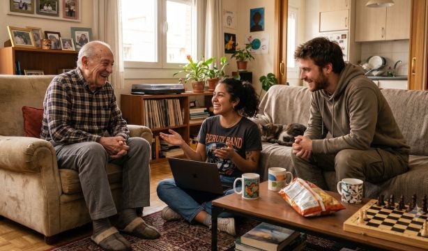 Pensó en irse a una residencia, pero encontró una solución mejor para vivir acompañado