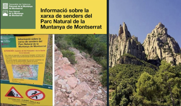 Las autoridades cierran por peligroso el sendero donde murió Isak Andic