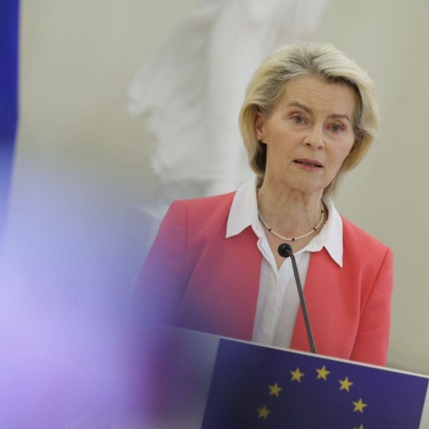 EuropaPress 7551684 presidenta comision europea ursula von der leyen rueda prensa vilna