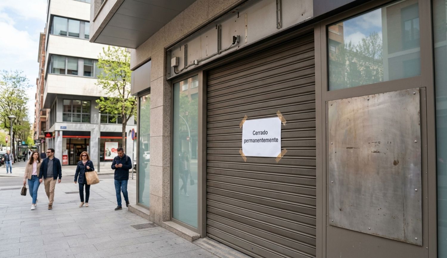 Se acelera el cierre de sucursales: ir al banco se convierte en una odisea para los mayores. Foto: Imagen generada por IA