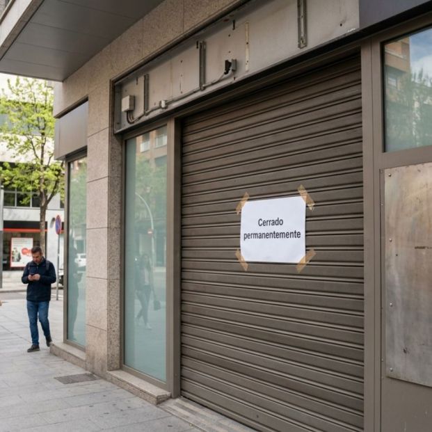 Se acelera el cierre de sucursales: ir al banco se convierte en una odisea para los mayores. Foto: Imagen generada por IA