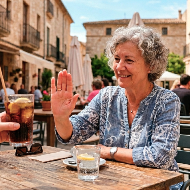 Imagen generada por Gemini Mayores, sobre los riesgos de los refrescos: "Son puro azúcar y nadie piensa en nuestra salud"