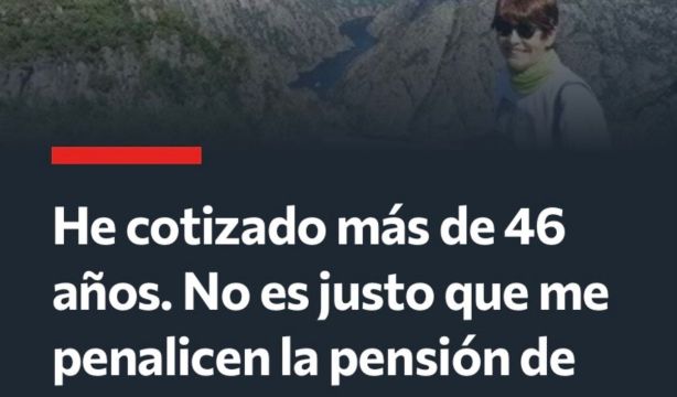 "Trabajar 46 años merece una pensión sin penalizar": la lucha de Nieves Fernández en Change.org