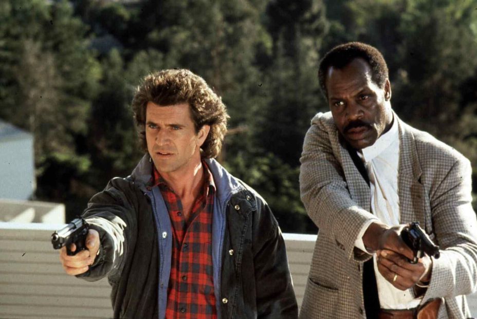 Mel Gibson y Danny Glover en 'Arma letal' Mel Gibson y Danny Glover en 'Arma letal'