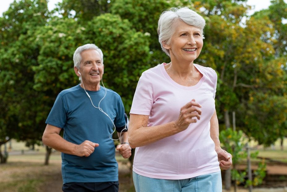 bigstock Senior couple running outside276230110 bigstock Senior couple running outside276230110