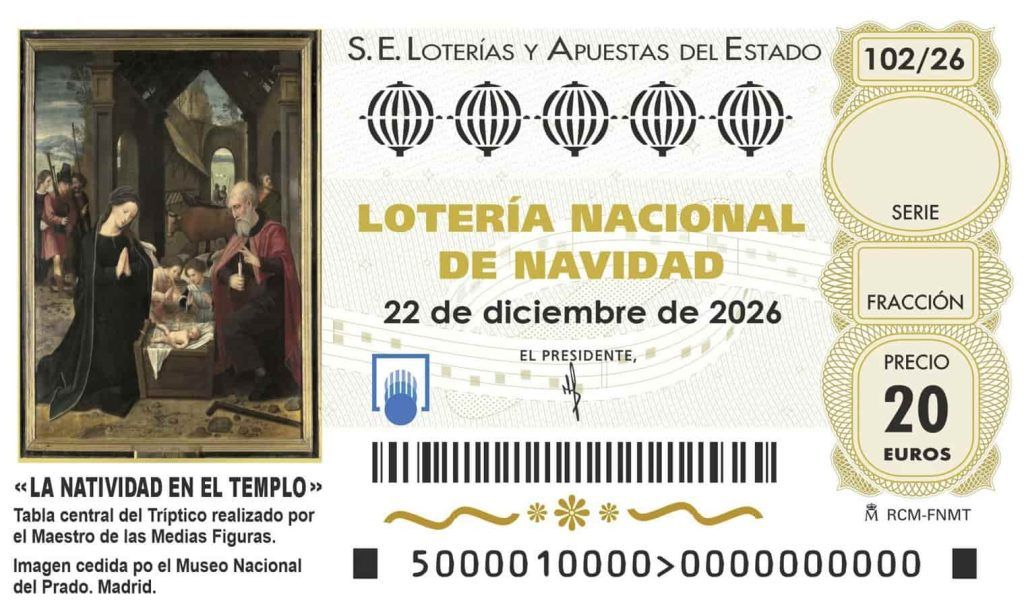 décimo Lotería de Navidad 2026 décimo Lotería de Navidad 2026