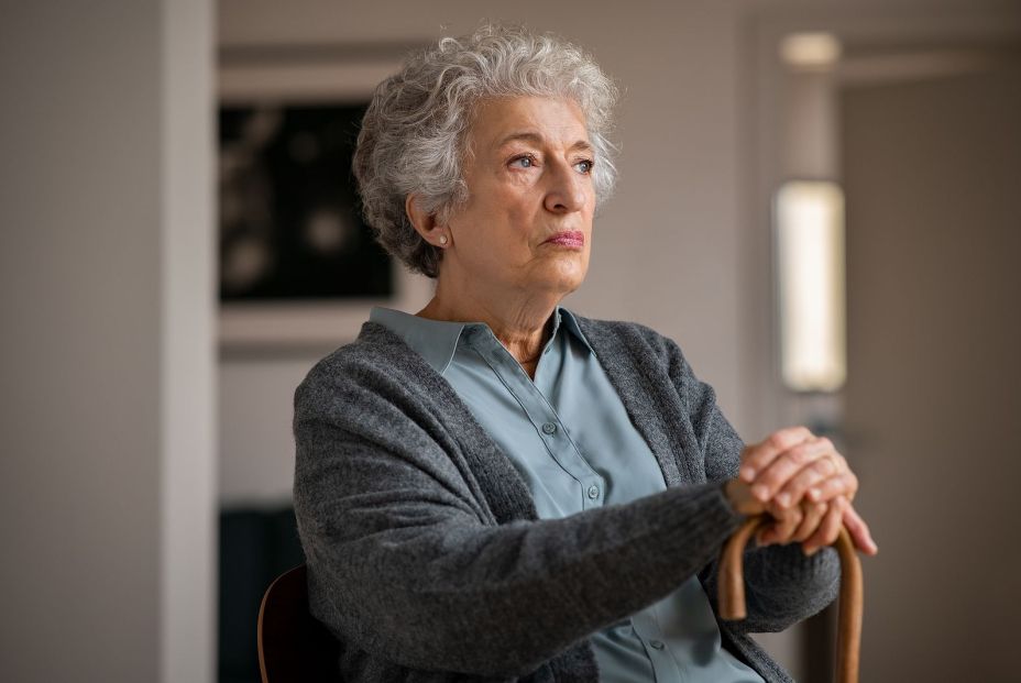 bigstock Retired unhappy woman at home402406226 bigstock Retired unhappy woman at home402406226