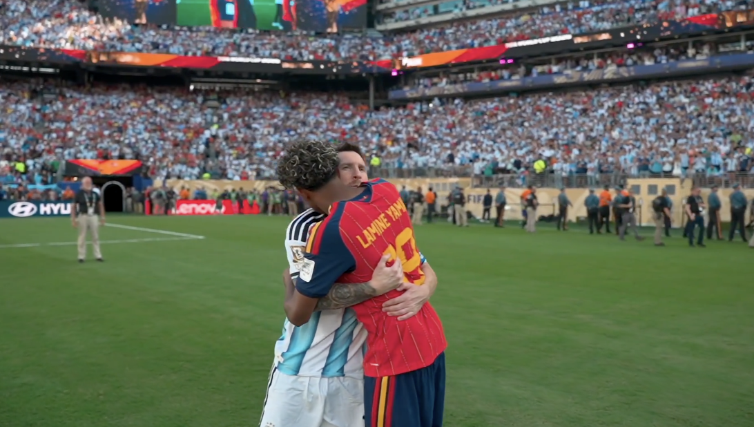 Lamine y Messi Lamine y Messi