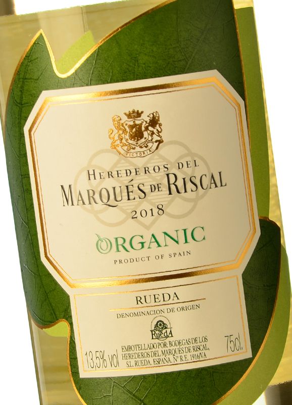 Marqués de Riscal Verdejo Organic, 2018