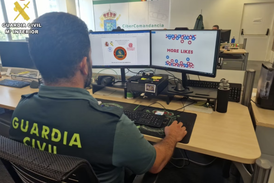 La Guardia Civil advierte sobre la 'estafa de los likes' en el que una mujer perdió 2.000 euros
