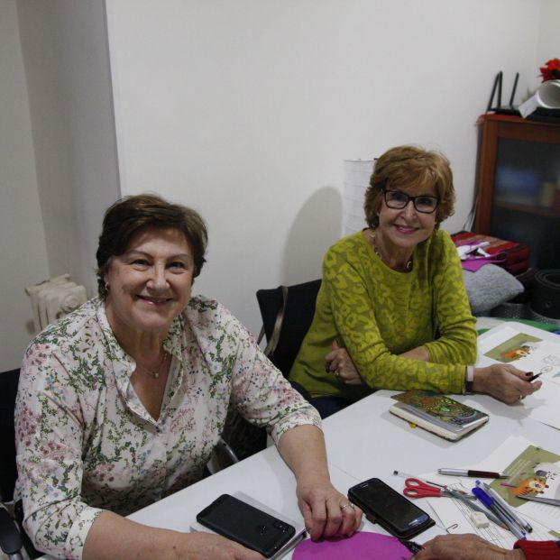 Encarna Paniza (izda.) y Rosa María Ferrero (dcha.).