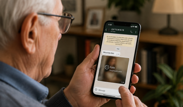 ¿Te envían por WhatsApp una foto de visualización única? Cuidado: puede ser una estafa