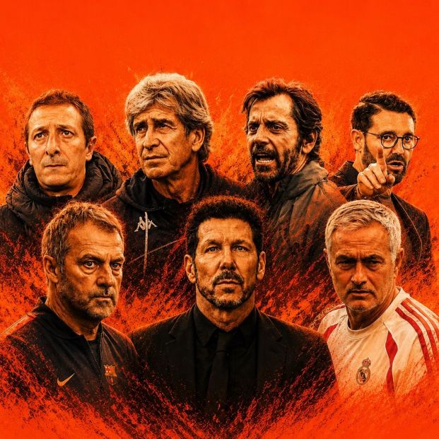 Talento sénior en los banquillos de LaLiga: siete entrenadores superan los 55 años