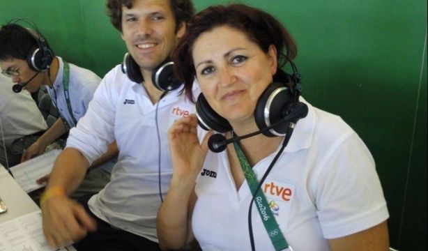 Julia Luna, voz histórica de la natación en RTVE, se jubila