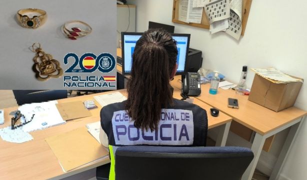 Detienen a una trabajadora de una residencia en Málaga por robar joyas y dinero a mayores (Policía Nacional)