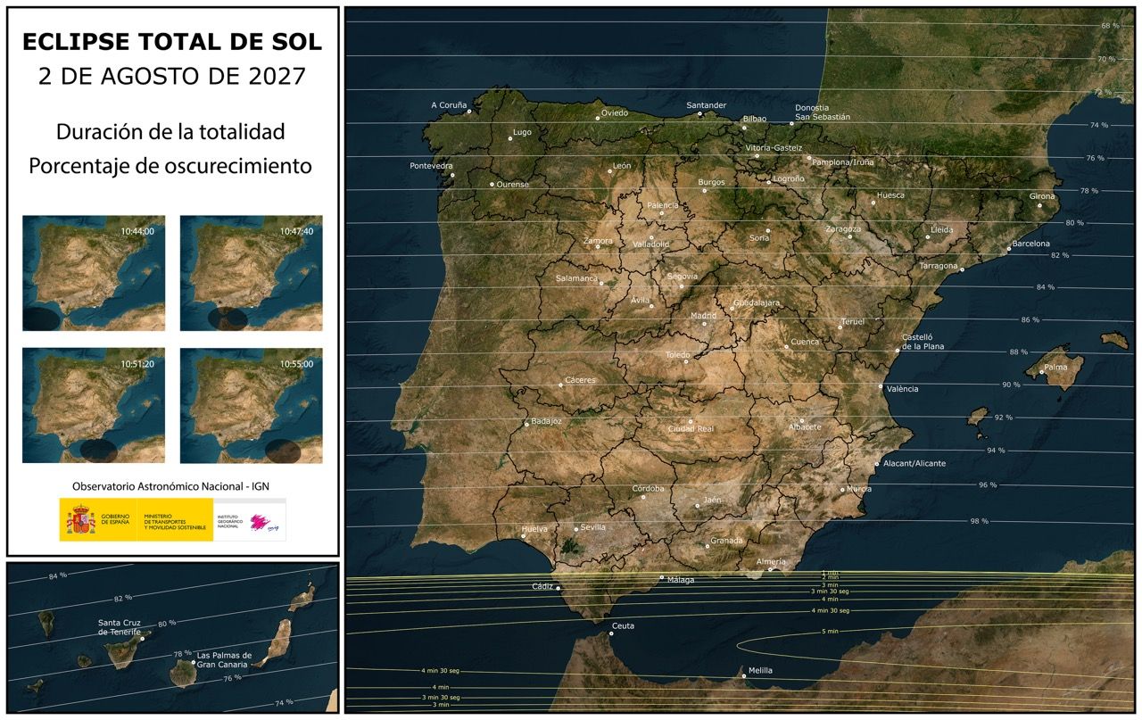 España vivirá un trío de eclipses históricos que ocurre una vez cada 400 años España vivirá un trío de eclipses históricos que ocurre una vez cada 400 años